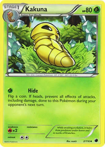 Pokemon - Kakuna (2/116) - Plasma Freeze