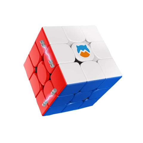 GAN Monster Go Cube EDU 3x3 Magnetic Speed Cube, MG 3M Cube Magic Cube Educational Puzzles Toys for Kids,Beginners and Adults (Stickerless)