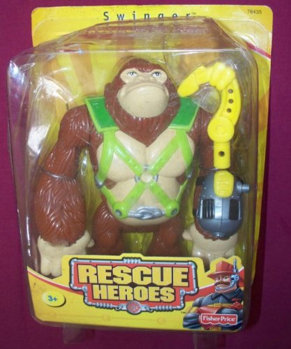 Rescue Heros Heroes Fisher Price SWINGER Monkey