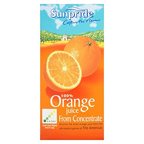 ( 12 Pack ) Sunpride 100% Orange Juice from Concentrate 1 Litre