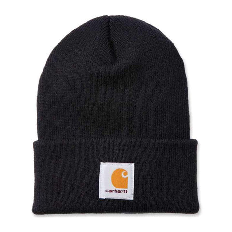 Carhartt Workwear A18 Acrylic Watch Hat Unisex Winter Hat Black 3544