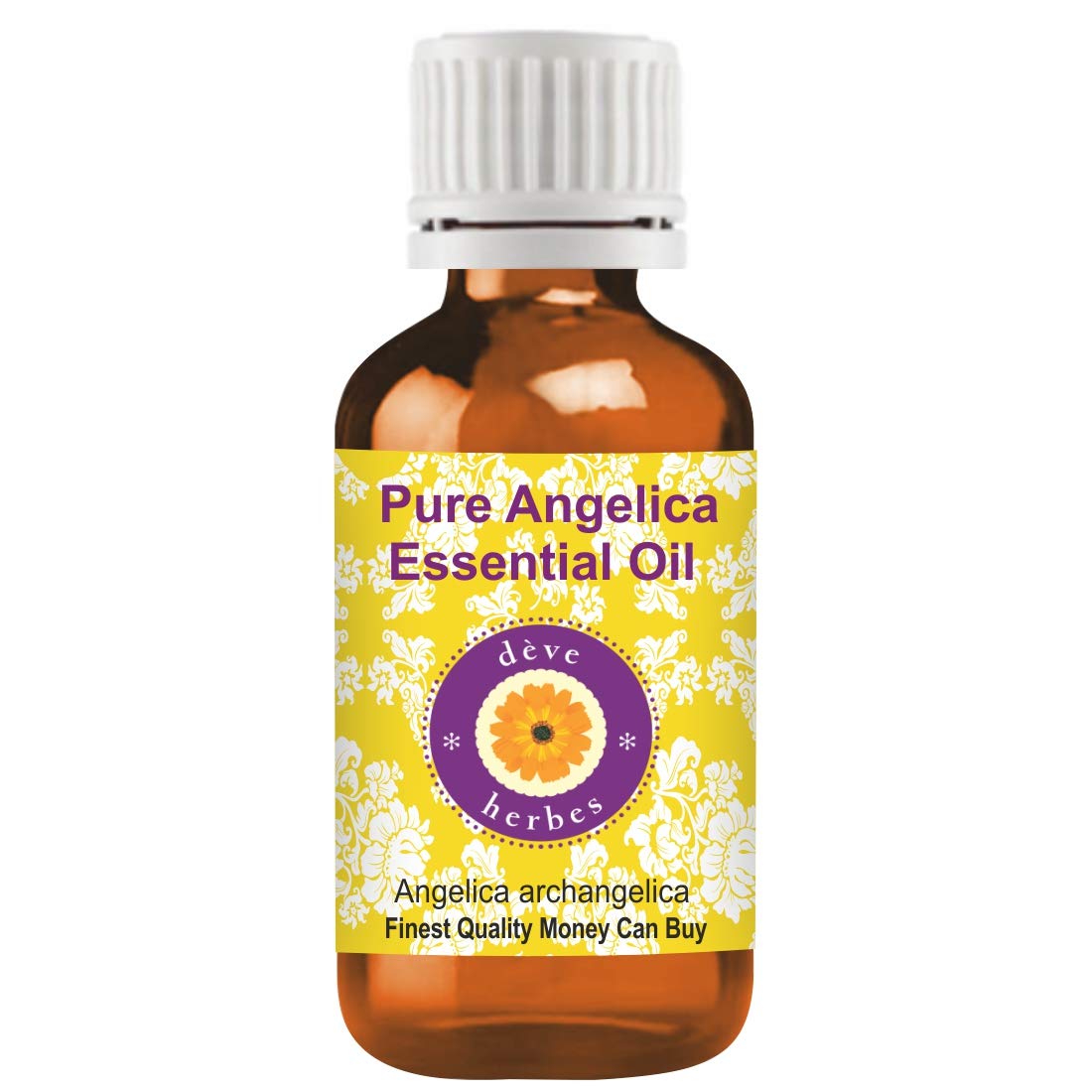 Deve Herbes Pure Angelica Essential Oil (Angelica archangelica) Steam Distilled 2ml