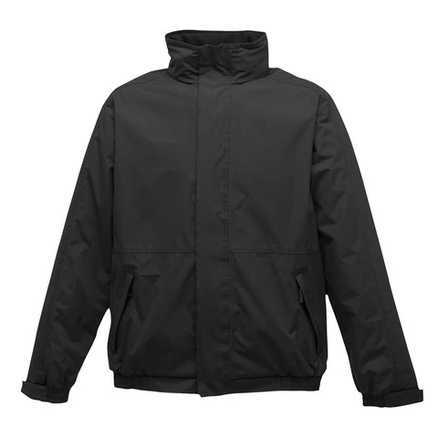 Regatta Dover Waterproof Windproof Jacket (Thermo-Guard Insulation) (4XL) (Black/Ash)