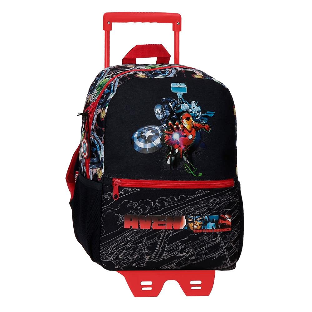 Marvel Avengers Armour Up Backpack with Trolley Blue 38.70 cm x 28.40 cm x 15.70 cm Polyester 9.6L