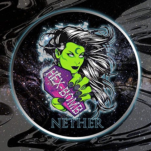 "Nether" Black Luxury Metallic HEXBOMB BAtHBOMB Goth Gothic Bomb