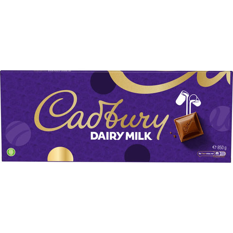 Cadbury Dairy Milk Chocolate Gift Bar, Extra-Large 850 g
