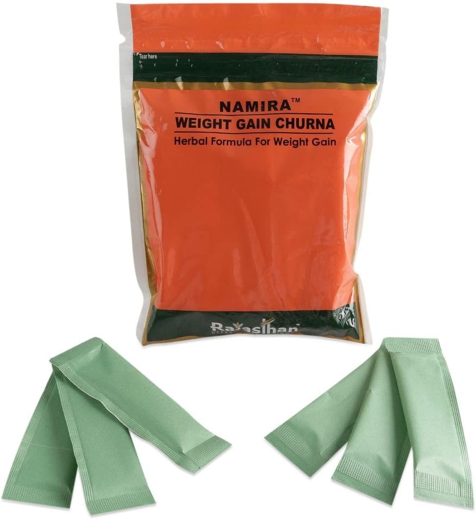 Namira weight gain Churna by 120grm Rajasthan Aushdhalaya Body Growth Muscles | Weight Gain Supplement