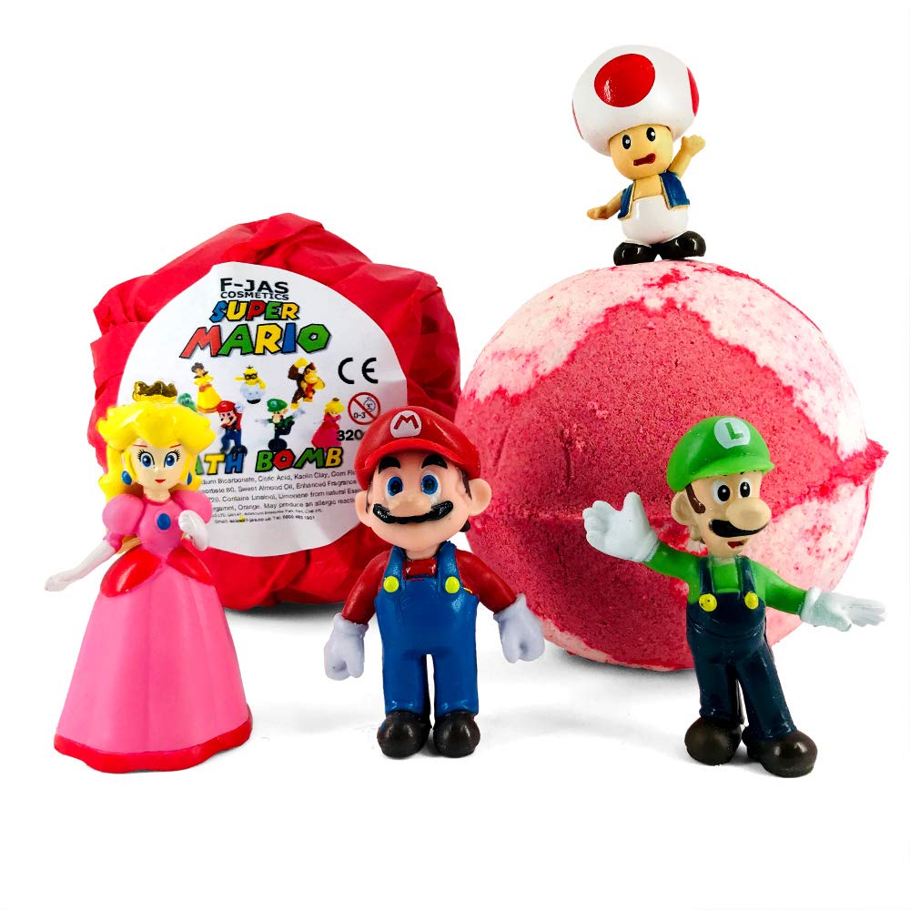"Itsa me, Itsa Mario" Handmade Surprise Toy Bath Bomb 320g