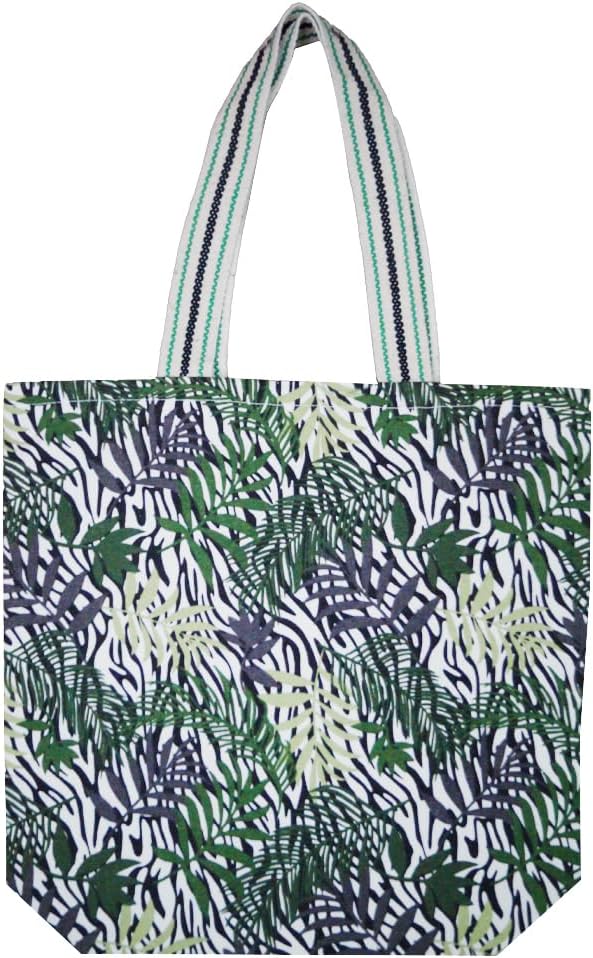 earthsave Canvas Tote Bag for Women | Printed Multipurpose Cotton Bags | Cute Hand Bag for Girls | Best for College, Travel, Grocery | Reusable Shopping Bag | Eco-Friendly Tote Bag Print : ZEB R2