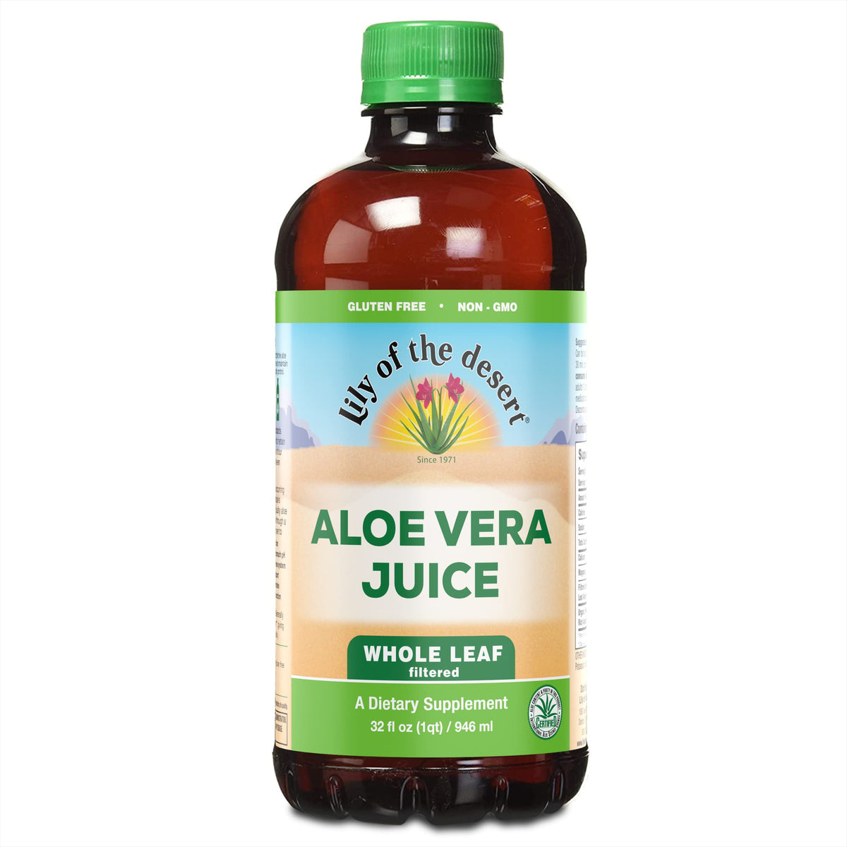 Lily of the Desert Aloe Vera Whole Leaf Juice, 32 Ounce