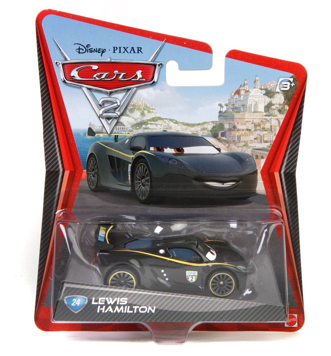 Disney/Pixar Cars 2 Movie Lewis Hamilton #24 1:55 Scale
