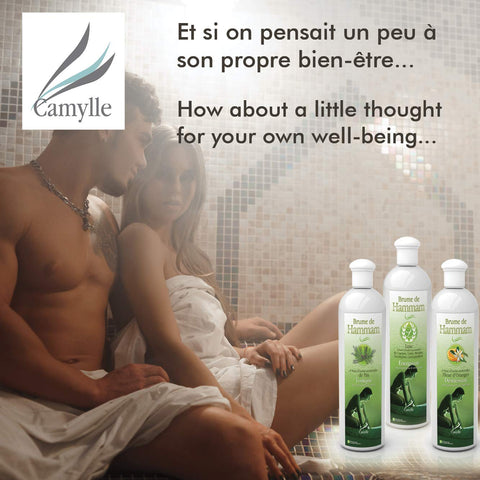 Camylle - Steam Bath Fragrance Eucalyptus - Fragrances made from Essential Oils for Steam Rooms, Steam Baths, or Steam Showers - Respiratory with fresh penetrating aromas - 1000ml
