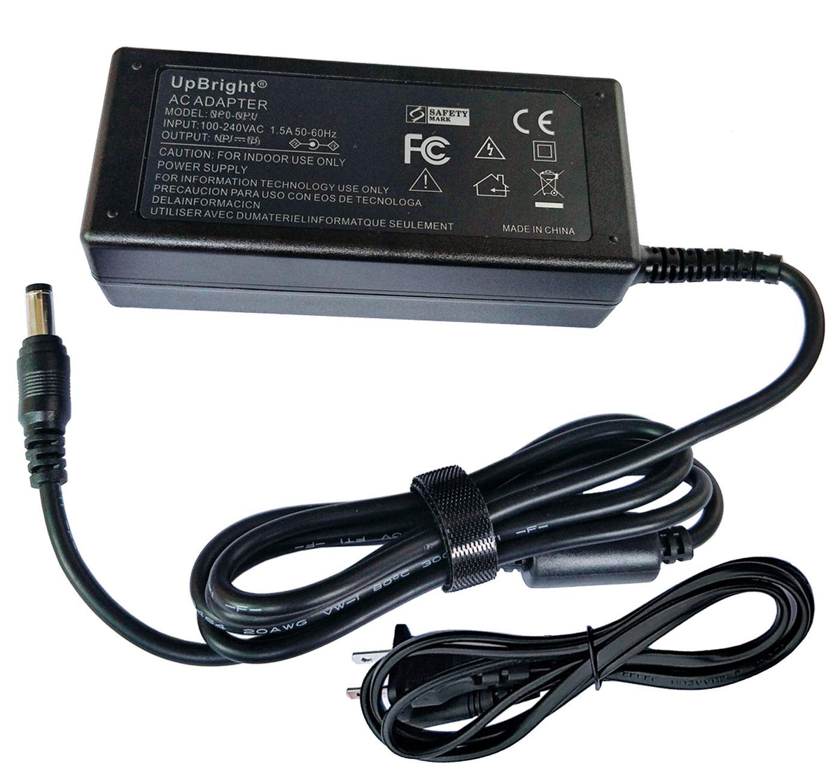 UpBright 12V AC/DC Adapter Compatible with HP Pavilion 2011x 2011xi 2011s LE318AA#A2K 2211x X22LED 2211f D5061A F1910A F1503 f1703 PE1229 P9620A F1504 PE1235 PE1245 x2301 XP598A LED LCD Monitor Power