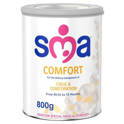 SMA Comfort Easy To Digest Baby Milk Powder Formula, From Birth, 800g (Pack of 1)