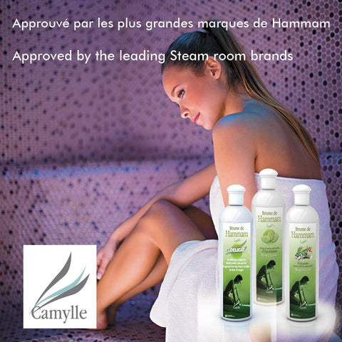 Camylle - Steam Bath Fragrance Eucalyptus - Fragrances made from Essential Oils for Steam Rooms, Steam Baths, or Steam Showers - Respiratory with fresh penetrating aromas - 1000ml