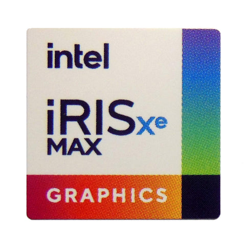 VATH Sticker Compatible with Intel iRISxe MAX Graphics 18 x 18mm / 11/16" x 11/16" [1107]