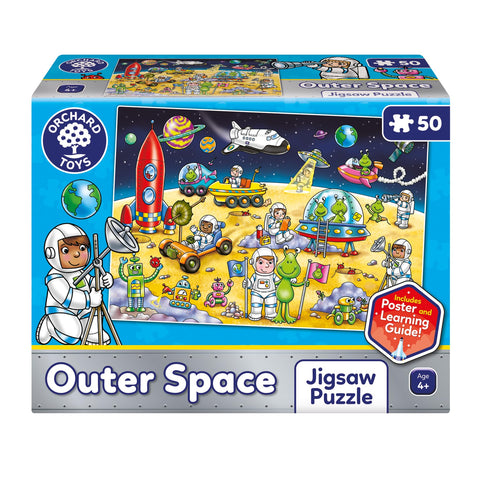 ORCHARD TOYS Outer Space Jigsaw Puzzle, An out of this world jigsaw puzzle, for Children Age 4+, Perfect For Space Fans, Family Game, Educational Game Toy