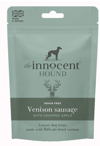 Leeway THE INNOCENT HOUND - VENISON SAUSAGE WITH CHOPPED APPLE - DOG TREAT (1X)