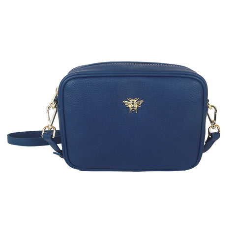 Alice Wheeler Crossbody Bag Bee (Camera Style, Navy Blue)