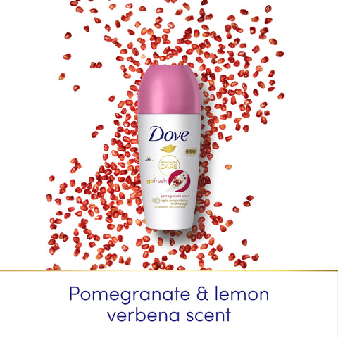Dove Advanced Care Go Fresh Pomegranate Scent Anti-perspirant Deodorant pack of 6 with Triple Moisturising technology roll-on for 48 hours of protection 50 ml