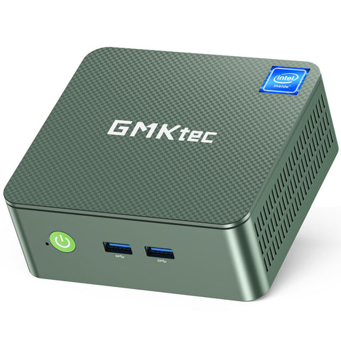 GMKtec G3 Mini PC, Intel Alder Lake N100 Windows 11 Pro (3.4GHz), 8GB DDR4 RAM 256GB PCIe M.2 SSD, Desktop Computer 4K Dual HDMI Display/4x USB3.2/WiFi 6/BT5.2/RJ45 Ethernet