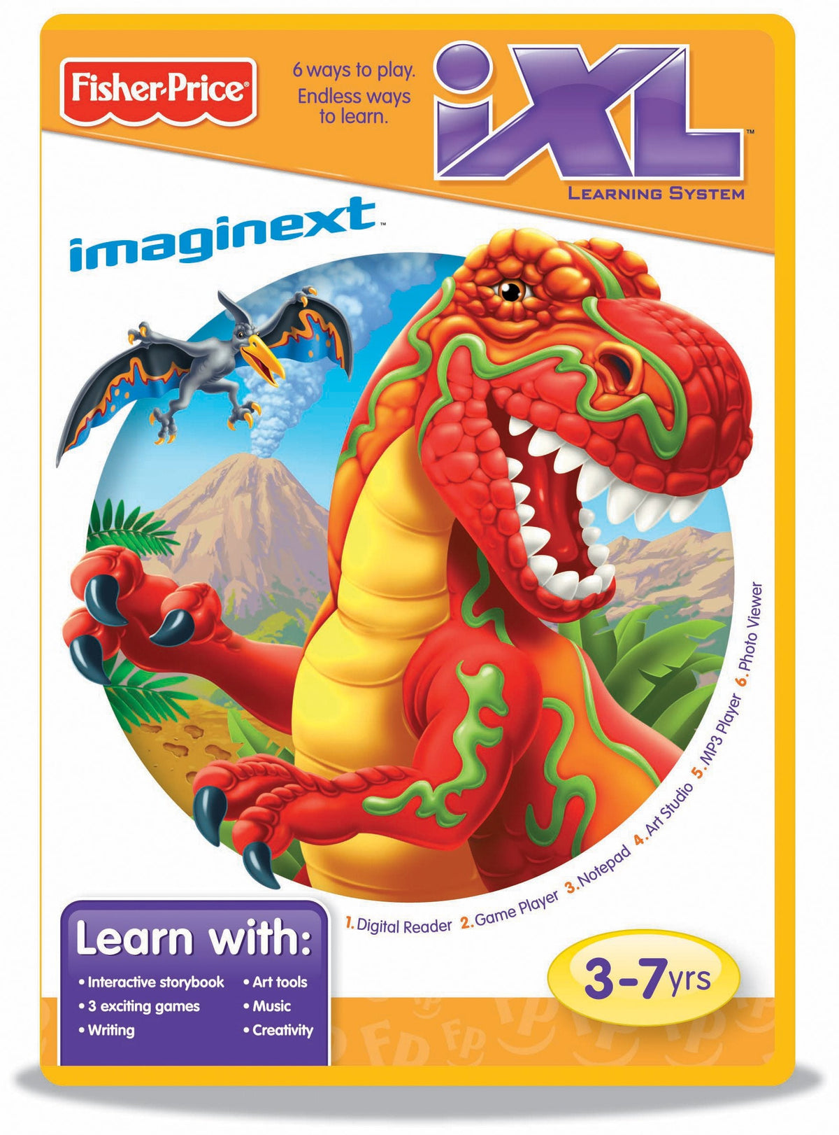 Fisher-Price iXL Learning System Software Imaginext Dinosaurs