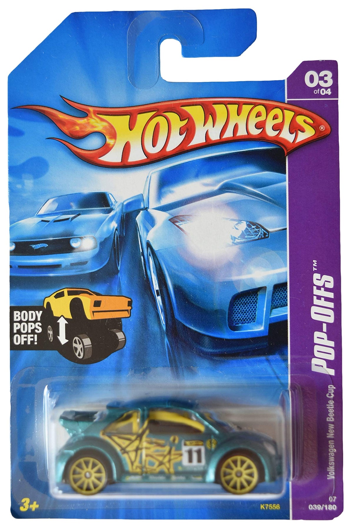 Mattel Hot Wheels Volkswagen New Beetle Cup 39/180, Green