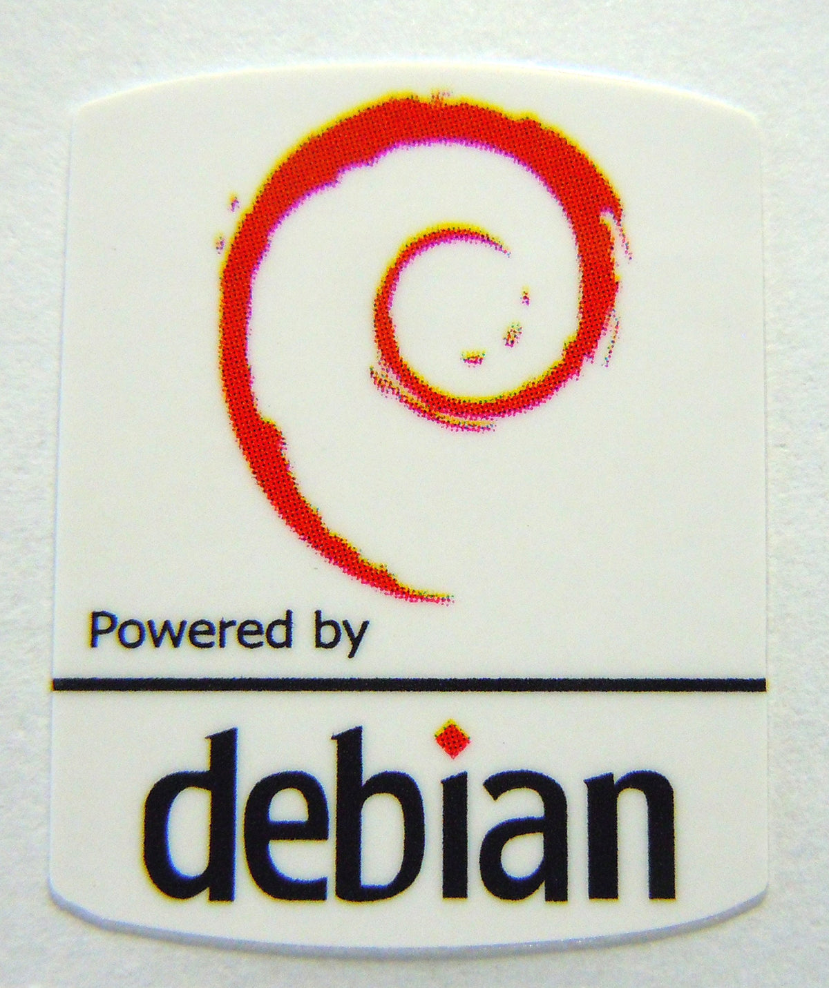 VATH Powered by Debian Linux Sticker 19 x 24mm [542]