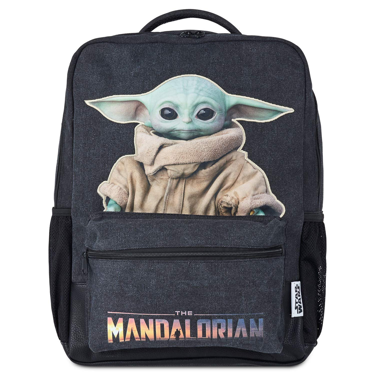 Disney® Official Baby Yoda Backpack Mandalorian Grogu The Child | Large Star Wars Backpack - Suitable for Older Kids, Teenagers & Adults 48cm x 35cm x 13cm