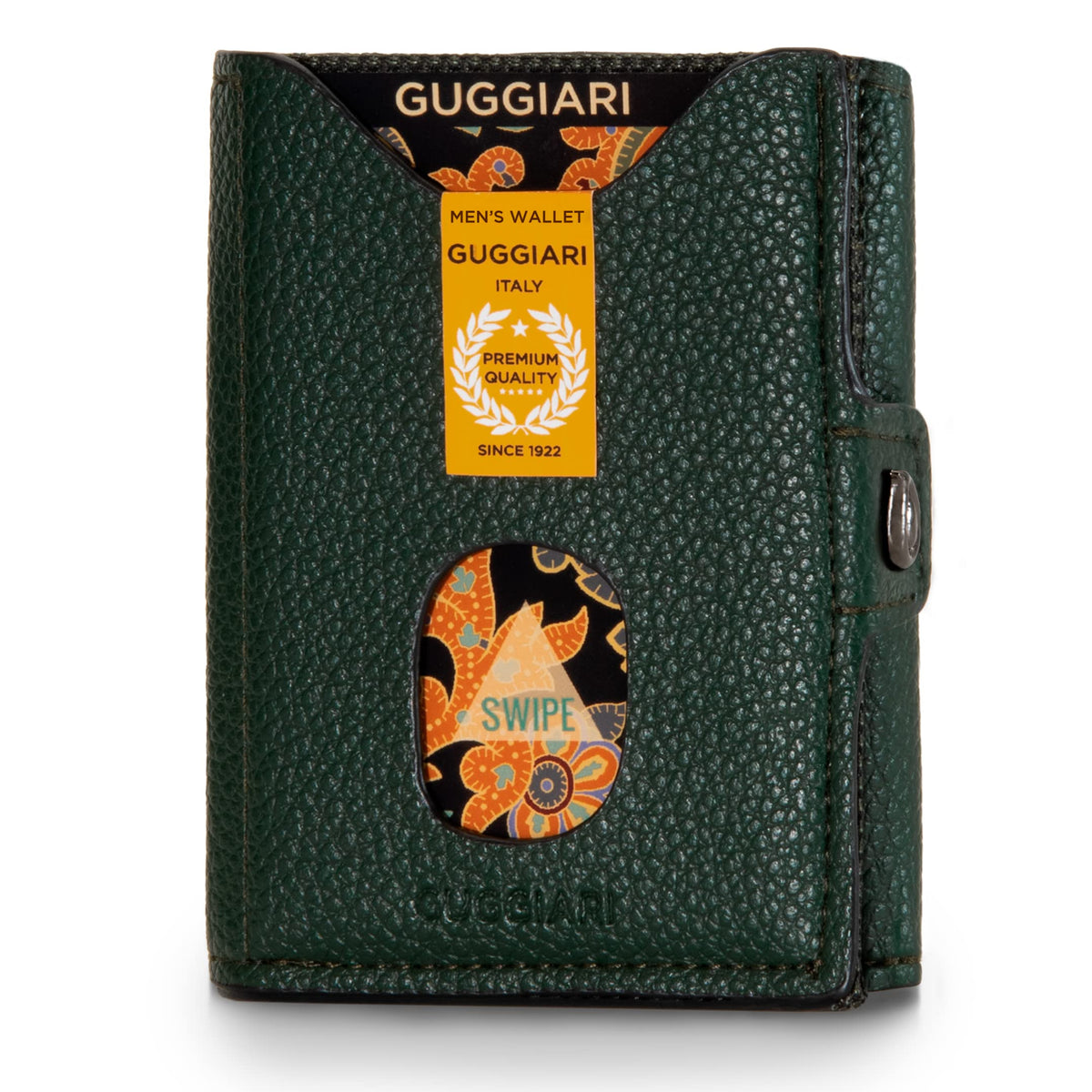GUGGIARI Zen®Small Men's Wallet, Slim Men's Wallet with Credit Card Holder, Coin Holder and Cash-Compact Men's Credit Card Holder, Small Wallet, Men's Gift Idea-Bosco