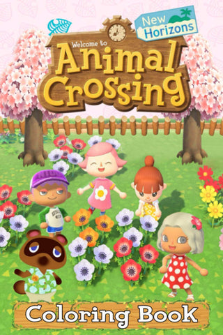 Animal Crossing New Horizons Coloring Book: Jumbo Coloring Books for Kids with Over 50 Funny Design