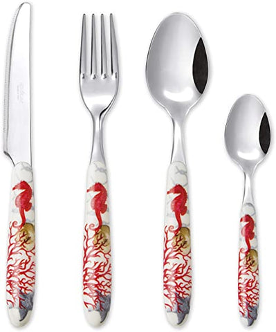 Excelsa Coral 63997 24-Piece Cutlery Set, Stainless Steel