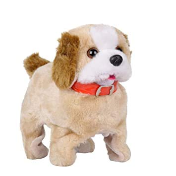 kidzBellÃƒÆ’Ã†â€™Ãƒâ€ Ã¢â‚¬â„¢ÃƒÆ’Ã¢â‚¬Å¡ÃƒÂ¢Ã¢â€šÂ¬Ã…Â¡ÃƒÆ’Ã†â€™ÃƒÂ¢Ã¢â€šÂ¬Ã…Â¡ÃƒÆ’Ã¢â‚¬Å¡Ãƒâ€šÃ‚Â® Barking, Waging Tail, Walking and Jumping Dog Puppy, Battery Operated Back Flip Jumping Dog with Sound and Music Best Gift for Toddlers and Kids