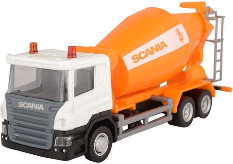 Rmz City Diecast 1: 64 Scania cement mixer Truck Collection model (Orange)